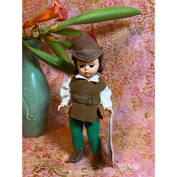 Vintage Madame Alexander 8" Doll #446 Robin Hood Storybook Series 88-91 w/tag - Picture 4 of 7